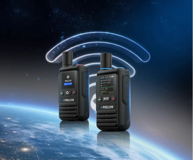 Передова двомережева переносна рація POC-1 Pro 4G + Wi-Fi Global Walkie Talkie